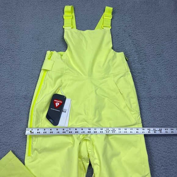 New Halfdays Women's Carson Bib Pant in Granita Size M/SHORT Neon Snow Pants - Picture 7 of 15